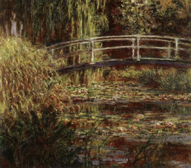 Claude Monet Water Lily Pool,Harmony in Pink Germany oil painting art